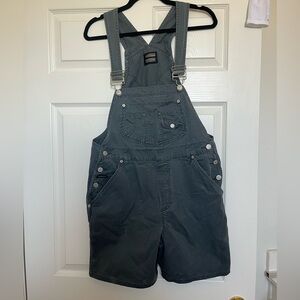 Grey shorts overalls